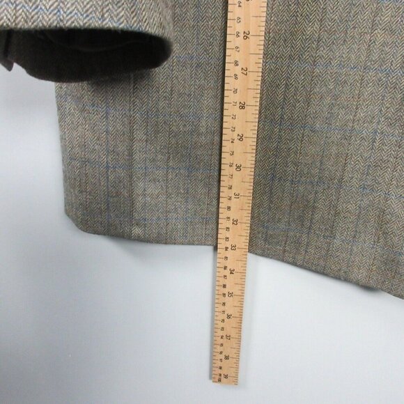 Lauren Ralph Lauren Wool Blazer 50 R Men Brown Herringbone Sport Coat 876 - Picture 10 of 11